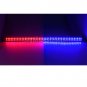 1x 96 SMD LED Waterproof Flash Car Knight Rider Strip Light Red Blue Remote 12V