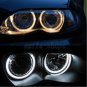 4pcs Dual Color SMD LED Angel Eyes Halo Rings Bright DRL For BMW E36 E38 E39 E46