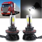 H13 80W LED Conversion Kit Xenon White Bulb For Freightliner Argosy Semi Trucks