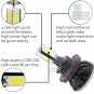 H13 80W LED Conversion Kit Xenon White Bulb For Freightliner Argosy Semi Trucks