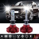 2pcs H1 ZES Chip LED Headlight Bulbs Conversion KIT 12000LM 50W 6000K White