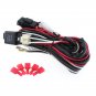 12V On/Off 5 pins Blue Backup Light Rocker Switch Kit with Relay Wiring Harness