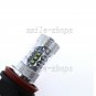 2pcs H11 HID White 80W High Power LED Fog Driving Lights For BMW 5 Series E39