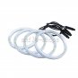4pcs 106mm LED SMD Angel Eyes Halo Rings Kit For BMW E46 3 Series 2D White Amber