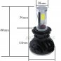 80W 8000LM H7 LED Conversion Headlight Kit Low Beam HID White For VW Volkswagen