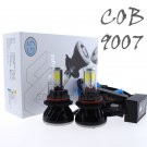 80W 8000lm COB LED Headlight Kit 9007 HB5 Hi/Low Beam Bulbs Xenon White 6000K