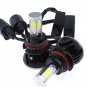 80W 8000lm COB LED Headlight Kit 9007 HB5 Hi/Low Beam Bulbs Xenon White 6000K