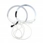 White CCFL Headlight Angel Eyes Halo Rings Light For Lexus IS200 IS300 1998-2005