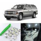 HID White 21pcs Interior LED Light Kit for 00-06 Chevrolet Suburban + Free Tool