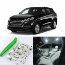 HID White 11pcs Interior LED Light Kit for 2016-2017 Hyundai Tuscon + Free Tool