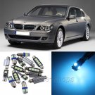 Canbus Ice Blue 20pcs Interior LED Light Kit for 2002-2008 BMW E65 E66 750li