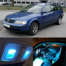 16X Error Free Ice Blue Interior SMD LED Light Kit for VW Passat B5 1997-2005