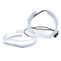 For E90 E91 Sedan Wagon LED Angel Eyes Halo Rigns Crystal DTM Style Dual Colors
