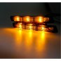 2PCS Amber LED Smoke Car Side Marker Light For BMW  E90 E91 E92 E93 E81 E88 E60