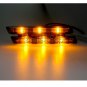 2PCS Amber LED Smoke Car Side Marker Light For BMW  E90 E91 E92 E93 E81 E88 E60