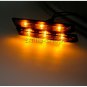 2PCS Amber LED Smoke Car Side Marker Light For BMW  E90 E91 E92 E93 E81 E88 E60