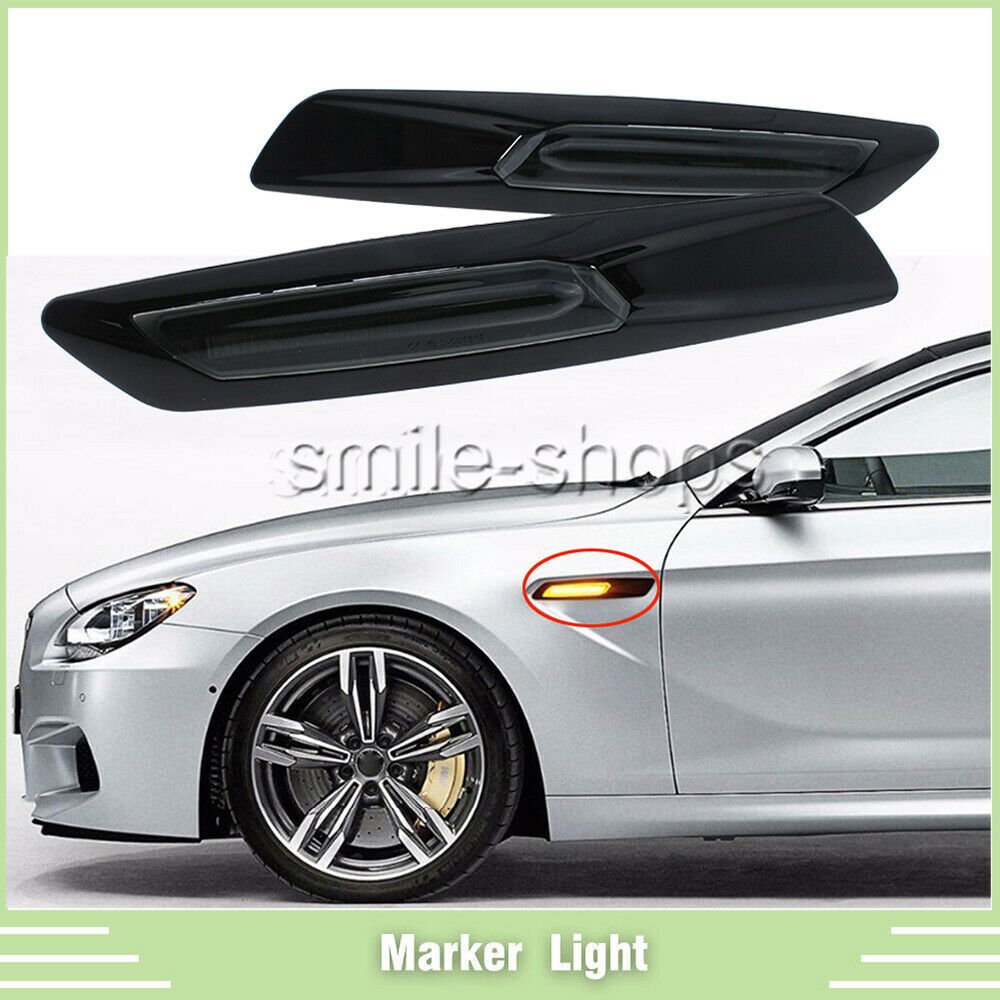 Smoke LED Car Side Marker Light For BMW E90 E91 E92 E39 E60 E46 E83 E53 E36 E81