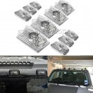 10 x Clear Toop Roof Cab Marker Running Light Cover Lens for 2003-2009 Hummer H2