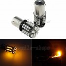 2pcs Canbus Error Free 1156 Amber LED Brake Light Tail Reverse Backup Light Bulb