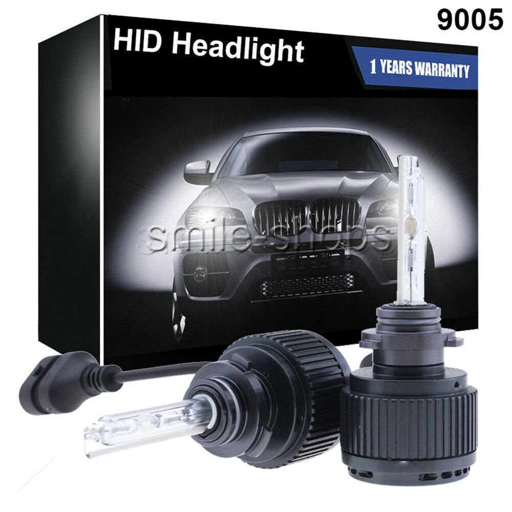 H10 9140 9005 HB3 HID Headlight Kit 35W High Power Light Bulb 6000K Bright White