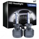 DC 35W H7 HID Headlight Kit High or Low Light Bulb ice blue Car Waterproof 2PCS