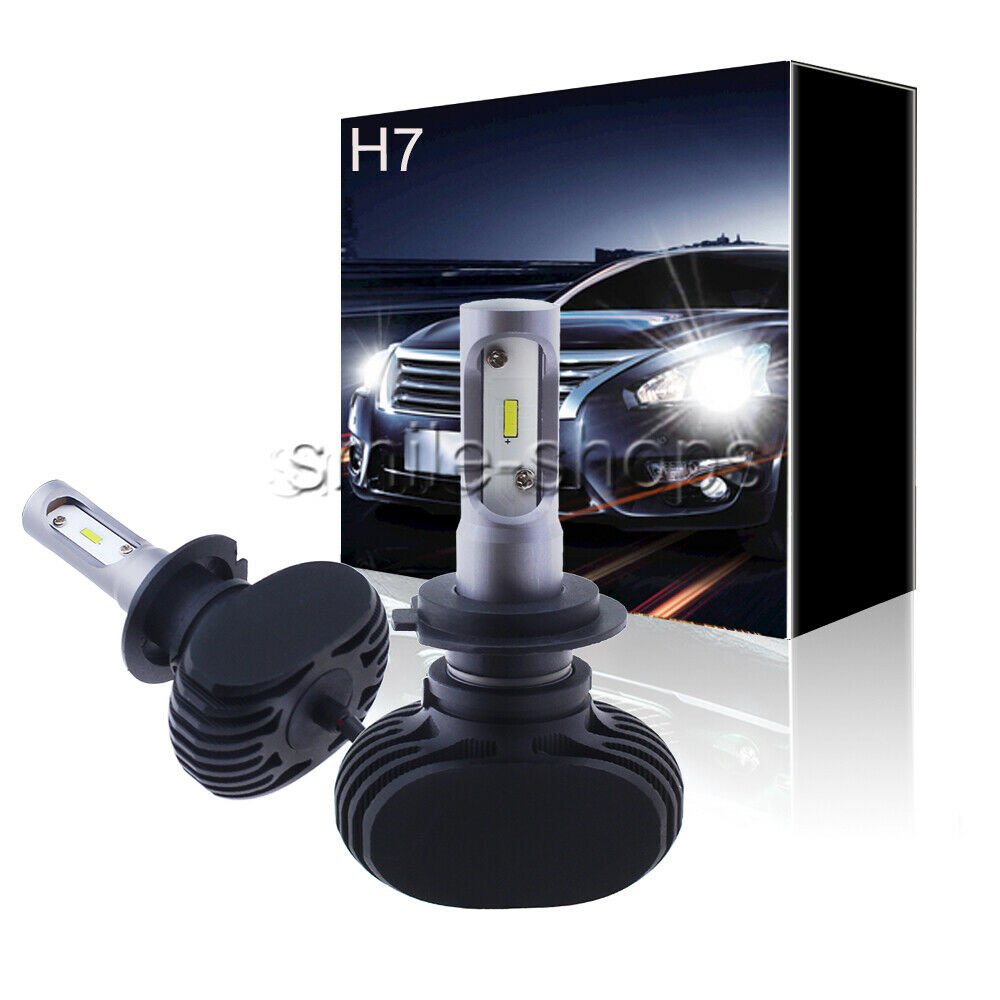 H7 LED Headlight Kit 50W 8000LM COB For Volkswagen Passat 2012-2017 Low Beam