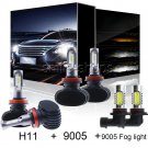 6x Combo LED Headlight Fog Light Bulb For Toyota 4Runner Highlander Prius Avalon