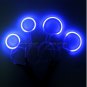 4 X Blue 10000K CCFL Angel Eye Halo Ring Headlight LED Kit For Mazda 6 2003-2007