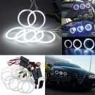 6pcs White CCFL LED Angel Eyes Halo Rings Light Kit For Alfa Romeo 159 2005-2011