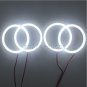 White Angel Eye Halo Rings Kit For BMW E46 3 Series 2D 2 Door Coupe 2DR Facelift