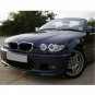 White Angel Eye Halo Rings Kit For BMW E46 3 Series 2D 2 Door Coupe 2DR Facelift