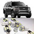 17×Xenon White LED Interior Light Package Kit for Ford Expedition 1997-2015