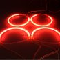 For 2008-2015 Mitsubishi Lancer Evo X Red LED Angel Eyes Halo Ring Headlight Kit