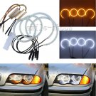 Dual Color Angel Eye Halo Light LED SMD For BMW E83 E46ti X3 compact 3 3 series