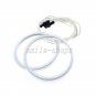 For Alfa Romeo 159 2005-2011 CCFL White Angel Eye Halo Rings Kit 95mm 90mm 85mm