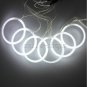 For Alfa Romeo 159 2005-2011 CCFL White Angel Eye Halo Rings Kit 95mm 90mm 85mm