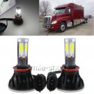 H11 80W Low Beam LED HID Bulb Headlamp Kit For Freightliner Cascadia 2008-2017