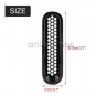 For 2007-2017 Jeep Wrangler JK Black Front Grille Bezel Mesh Insert Trim Cover