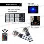 2 X H3 12-SMD RGB LED Bulbs For Fog Light Parking Lamp DRL Yellow Blue Green