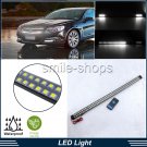 White 96 LED Knight Rider Light Flash Car Strip Light Strobe Day Running Light