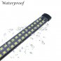 White 96 LED Knight Rider Light Flash Car Strip Light Strobe Day Running Light