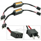 2X H7 LED Headlight Bulb No Error Load Resistor Decoder Canbus Warning Canceller