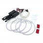 4pcs CCFL 6000K White Angel Eye Halo Rings Light LED Kit For BMW E30 E32 E34