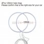 4pcs CCFL 6000K White Angel Eye Halo Rings Light LED Kit For BMW E30 E32 E34