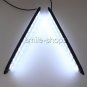 Universal LED Knight Rider Strip Light White Arrow Flasher DRL Turn Signal Amber