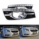 2pcs LED Daytime Running Light DRL W/Turn Signal For Chevrolet Cruze 2009-2013