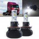 H13 LED Headlight Conversion Kit For Freightliner Argosy Semi Truck 50W CSP Chip