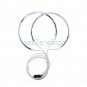 4pcs Red LED CCFL Angel Eye Halo Rings Light For BMW E38 E39 E46 3 5 7 Series