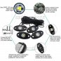 4X 9W White Cree LED Rock Light Jeep ATV Offraod Truck Under Body Trail Rig Lamp