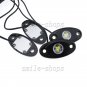 4X 9W White Cree LED Rock Light Jeep ATV Offraod Truck Under Body Trail Rig Lamp
